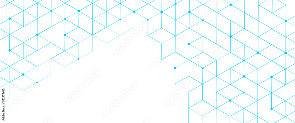 Poster vector abstract pattern with simple geometric figures and dots