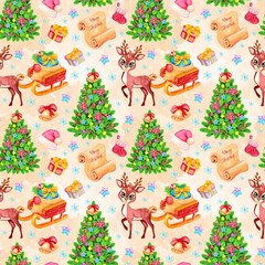 christmas seamless pattern