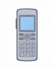 Black mobile phone. 3d rendering isolated on white background. Cartoon plastic style icon.phone, mobile phone, three-dimensional, display, electronic, minimal, screen, smart, transparent, cellular,