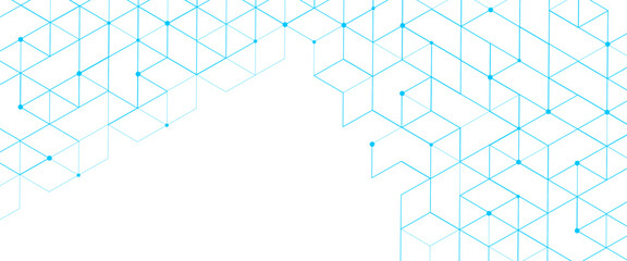 Vector abstract pattern with simple geometric figures and dots