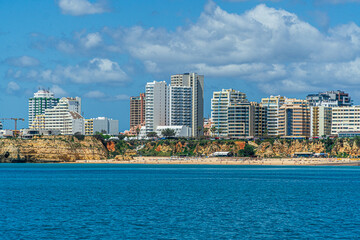 Portimao, miasto na południu Portugali nad Oceanem Atlantyckim w regionie Algarve.