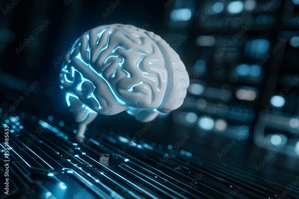 Poster advanced ai neural network systems for revolutionary cognitive development and integration.