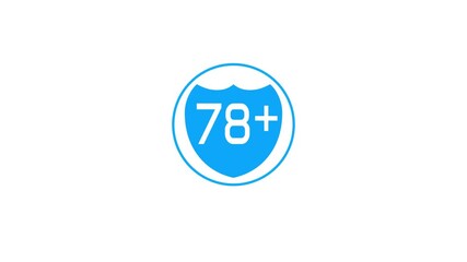 18 plus  Adults content. Age restriction text number animation.