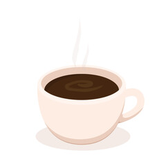coffee cup vector on white background. wallpaper. logo design.