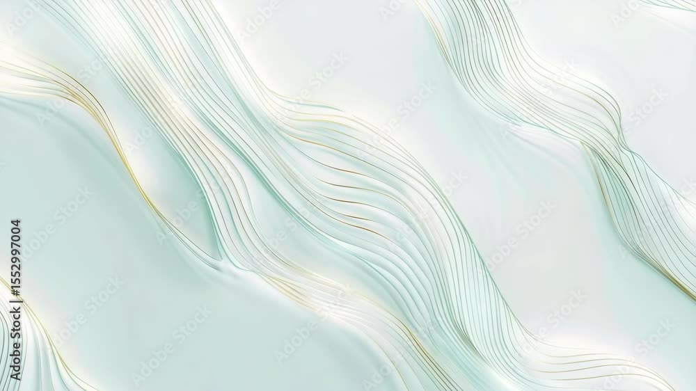 Poster abstract digital art with flowing lines and waves of light. modern texture that could be interpreted