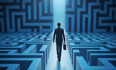 Navigating the Complexities A Businessperson's Journey Through the Maze of Challenges and Opportunities