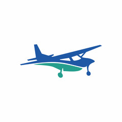 Airplane Vector Logo 