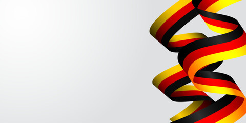 German, Belgian ribbon flag patriotic frame, typography design. national holiday template for advertising, web, social media, web. banner, background, poster, card,  layout, flyer.