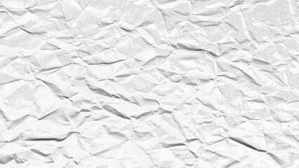 Crumpled paper texture background on PNG background.