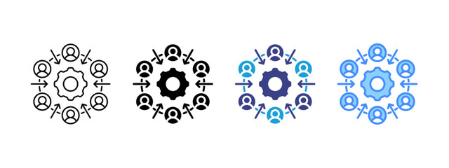 Contribution Multipel Icon Set.