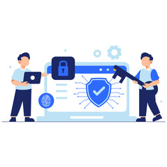 Cyber Security Team Enhancing Digital Protection with Technology