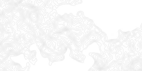Contour abstract map relief land outline. Topographic map patterns. White wave paper curved reliefs abstract background. Background of the topography map. Abstract pattern with lines.	