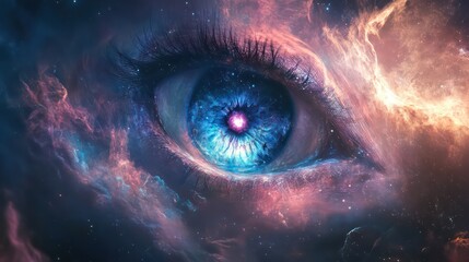 Cosmic Eye: A Detailed View of the Universe Within the Iris