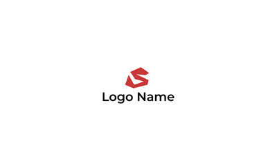 abstract logo design s letter