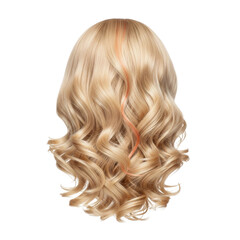 Naklejka premium spiraled hair curl on Isolated transparent background png. generated with AI