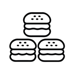 Simple black and white taco icon in doodle style, perfect for food apps, Mexican restaurant branding, and menu design