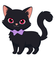 Cat with bow tie – elegant look, perfect for party theme.