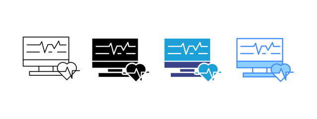 Heartbeat Multipel Icon Set.