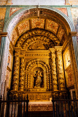 Interior of Church of Saint John the Evangelist of the College of Funchal, Madeira, Portugal