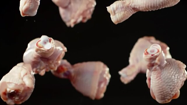 Delicious Chicken Drumsticks: Dynamic Food Video Footage