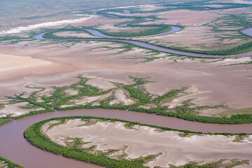 Tidal patterns of Western Australia Kimberley district.