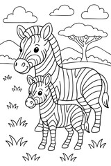 Fun and Easy Coloring Page for Kids