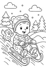 Fun and Easy Coloring Page for Kids