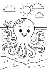Fun and Easy Coloring Page for Kids