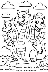 Fun and Easy Coloring Page for Kids