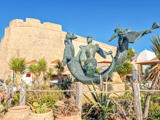 The entrance of the medina in Hammamet, Tunisia