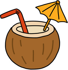 coconut milk cocktail