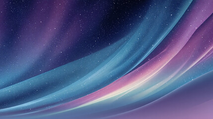 Fototapeta premium 幻想的なオーロラ背景 