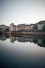 Fototapeta premium Sunset in Epinal, France