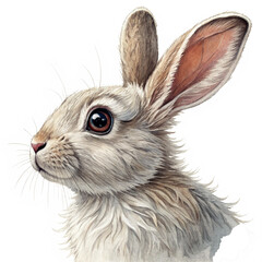Bunny with Raised Ears