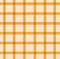 orange gingham pattern.