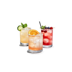 Three Refreshing Summer Cocktails Cucumber, Orange, and Berry