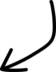 Hand Drawn Arrow Sign