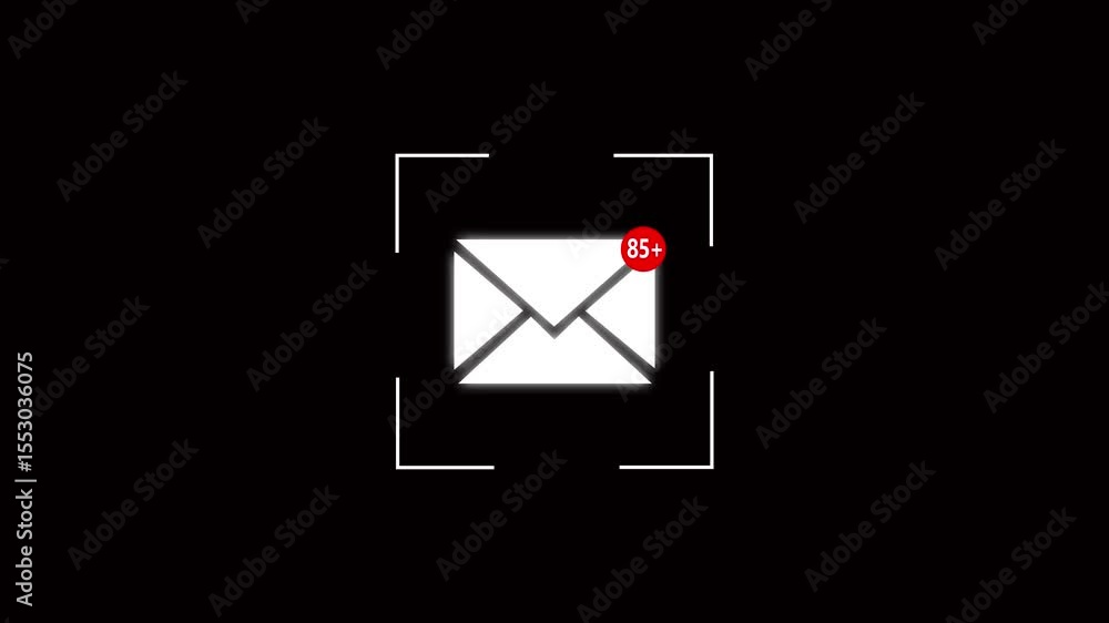 Poster email with notification alert, direct selling project in customer list business for email and email 