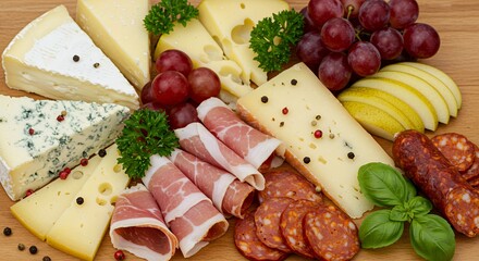 Indulge in this gourmet cheese and charcuterie board, a feast for the senses!