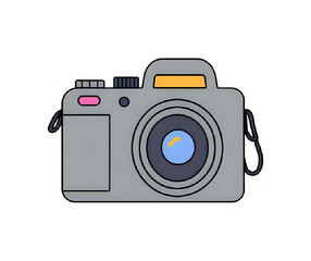 Vibrant Quartet of Camera Icons.