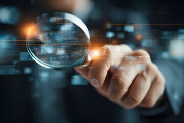 Examining Code with Magnifying Glass.