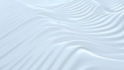 Obraz premium Abstract Smooth Wave Patterns Evoking Flowing Water or Silk Textures