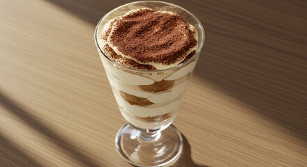 Indulge in layers of creamy mascarpone and coffee-soaked ladyfingers in this elegant tiramisu dessert.