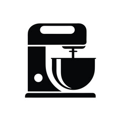 Electric mixer icon vector illustration logo template for many purpose. Isolated on white background. stand mixer icon vector design template in white background