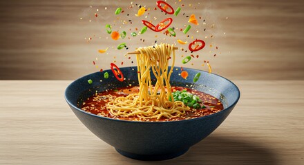 Spicy Noodles Exploding with Flavor: A Culinary Delight