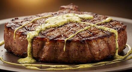 Savor the Juicy Perfection: Pan-Seared Steak with Zesty Herb Butter