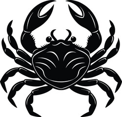 Fototapeta premium Silhouette of a Crab