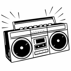 retro audio cassette