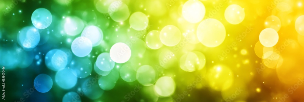 Poster vibrant and colorful abstract background with dreamy bokeh effect and soft light flares in motion