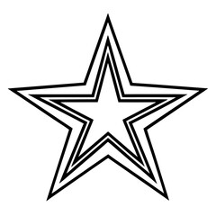 Line Art Scholarly Star Design